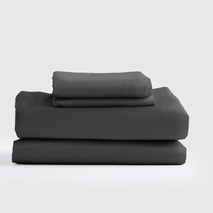QUINCE Bamboo Sheet Set King Charcoal 5049
